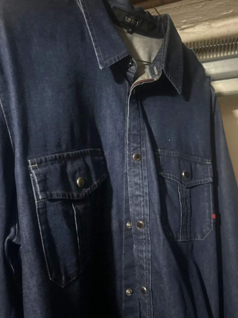 Gucci Demin Western Shirt